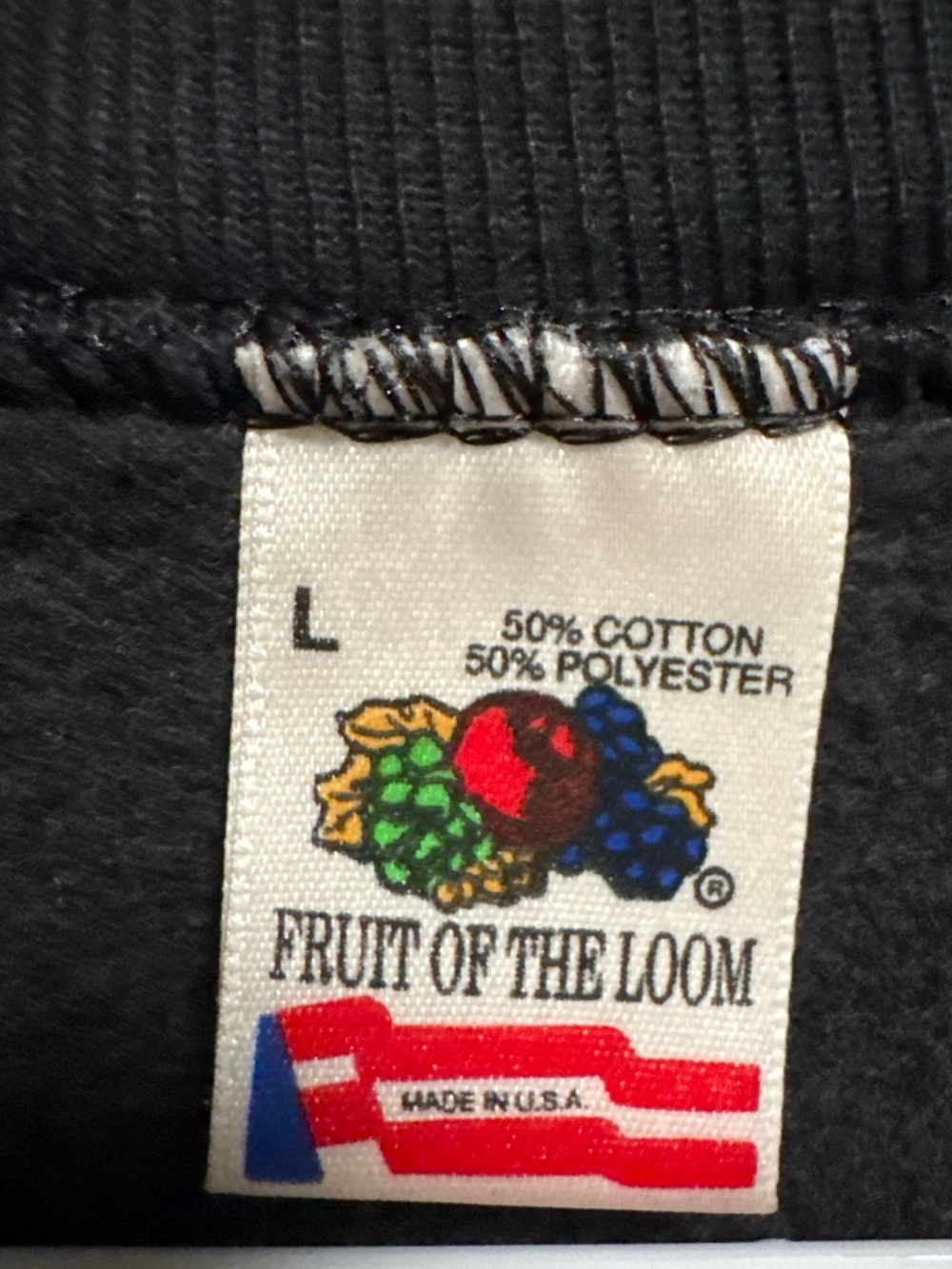 Vintage raglan crewneck sweatshirt - Picture 4 of 5
